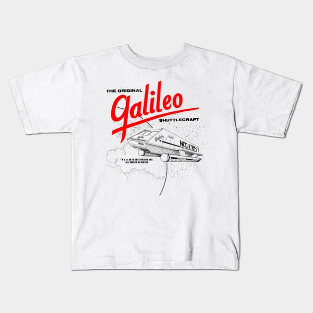 Galileo Shuttlecraft Kids T-Shirt by Pop Fan Shop